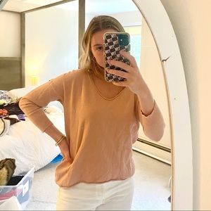 Madewell waffle knit sweater